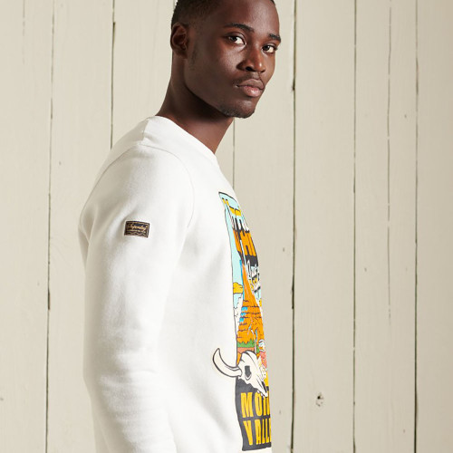 Superdry Ανδρικό φούτερ Heritage Mountain Crew Sweatshirt